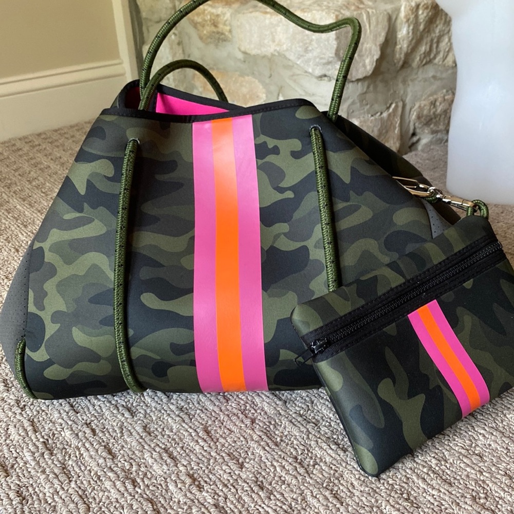 Haute Shore bag and cosmetic pouch